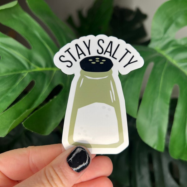 Stay salty sticker | pots |fatigue | chronic illness | pots | heart | ms | chronic fatigue | ehlers danlos | postural orthostatic