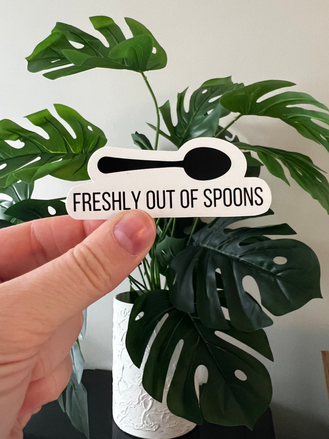 Freshly Out of Spoons Spoon Theory EDS Fatigue Tired Etsy