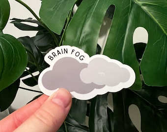 Brain fog sticker | fatigue | chronic illness | pots | eds | heart | ms | chronic fatigue | ehlers danlos | postural orthostatic