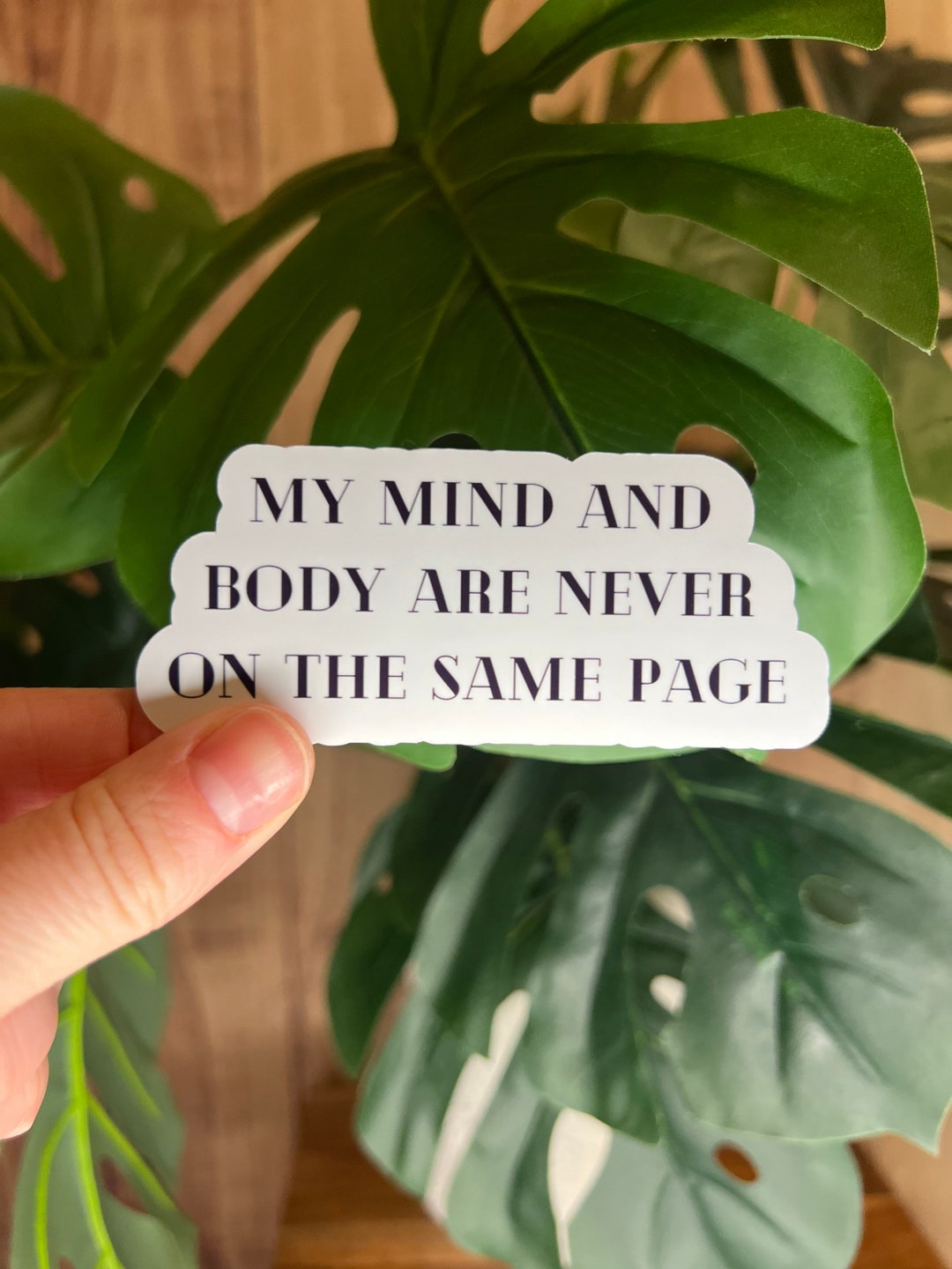 Body and Mind POTS EDS Sticker EDS Ehlers Danlos Syndrome Chronic Pain