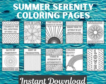 Sommer Gelassenheit Ausmalbilder