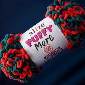 Alize Puffy More Blanket Yarn: Suede Texture, Finger Knitting, New Color 2026