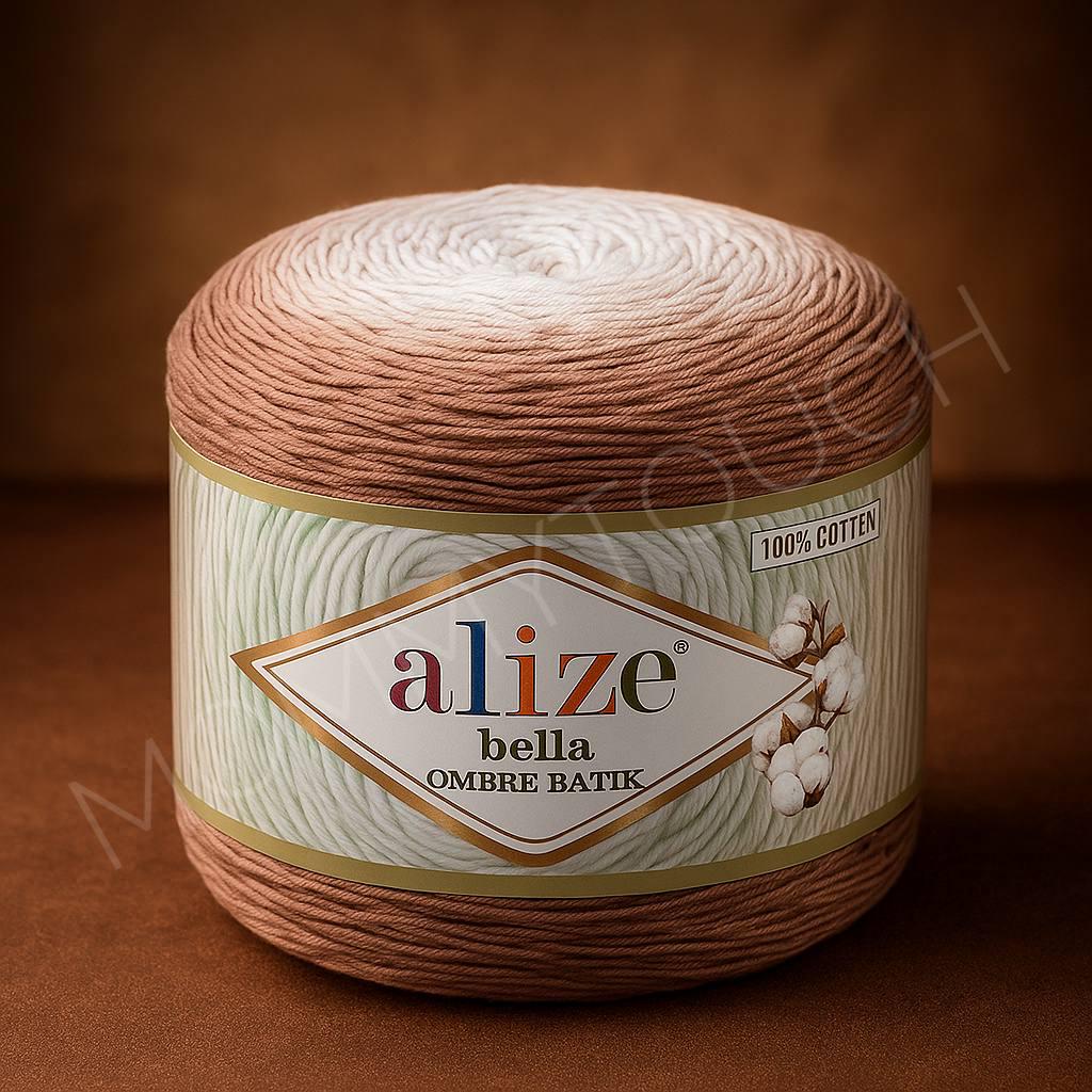 Alize Bella Ombre Batik Yarn - 100% Cotton Gradient Thread - Etsy