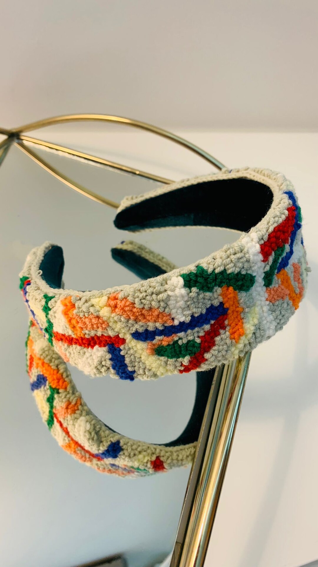 Colorful Handmade Punch Needle Headband Hair Accessories Headbands for