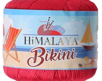 Himalaya Bikini Yarn, Micro Polyamide Summer Crochet Yarn, Swimsuit Dress Knitting