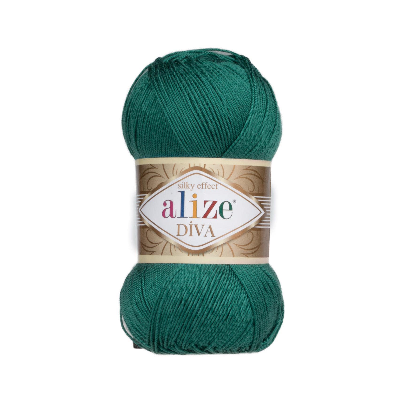 Alize Diva Yarn: Mercerized Microfiber Acrylic Crochet Knitting