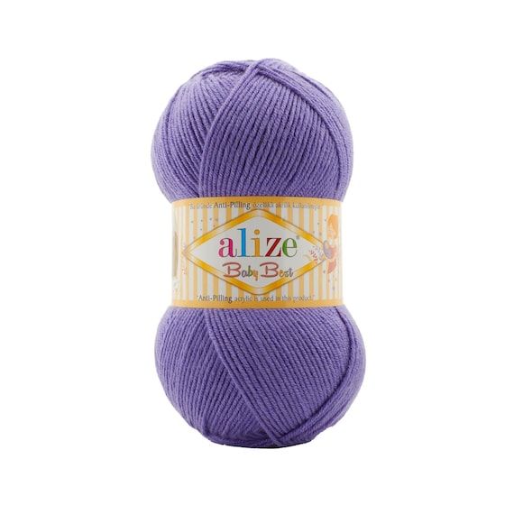 Alize Baby Yarn: Suede Texture, Anti-Pilling Polyester