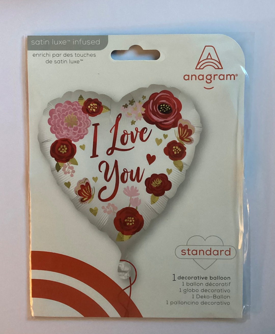 I Love You Valentines Day Heart Shape Foil Balloon - Etsy UK