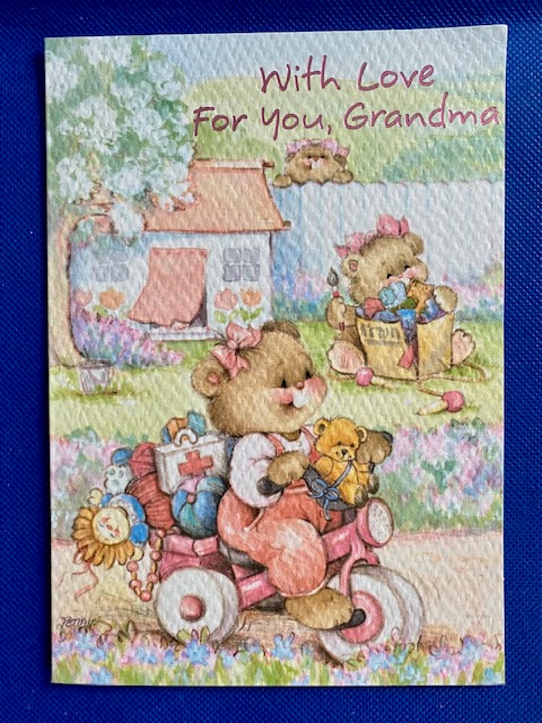 Grandma Birthday Card With Love for You Grandma Birthday Card Etsy