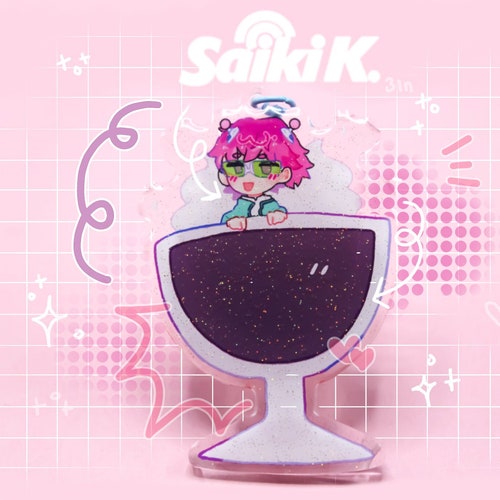 Disastrous Life of Saiki K Coffee Jelly Charm Etsy