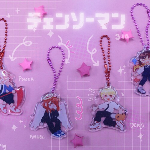 CSM Hanging Charms 2.5 Double Sided Acrylic Charms Etsy