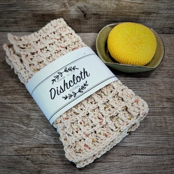 Handmade Dishcloth Label Crochet It Creations, 59% OFF