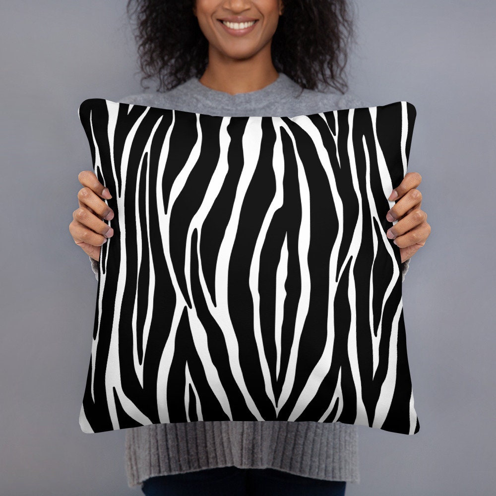 Coussin Imprimé Zèbre