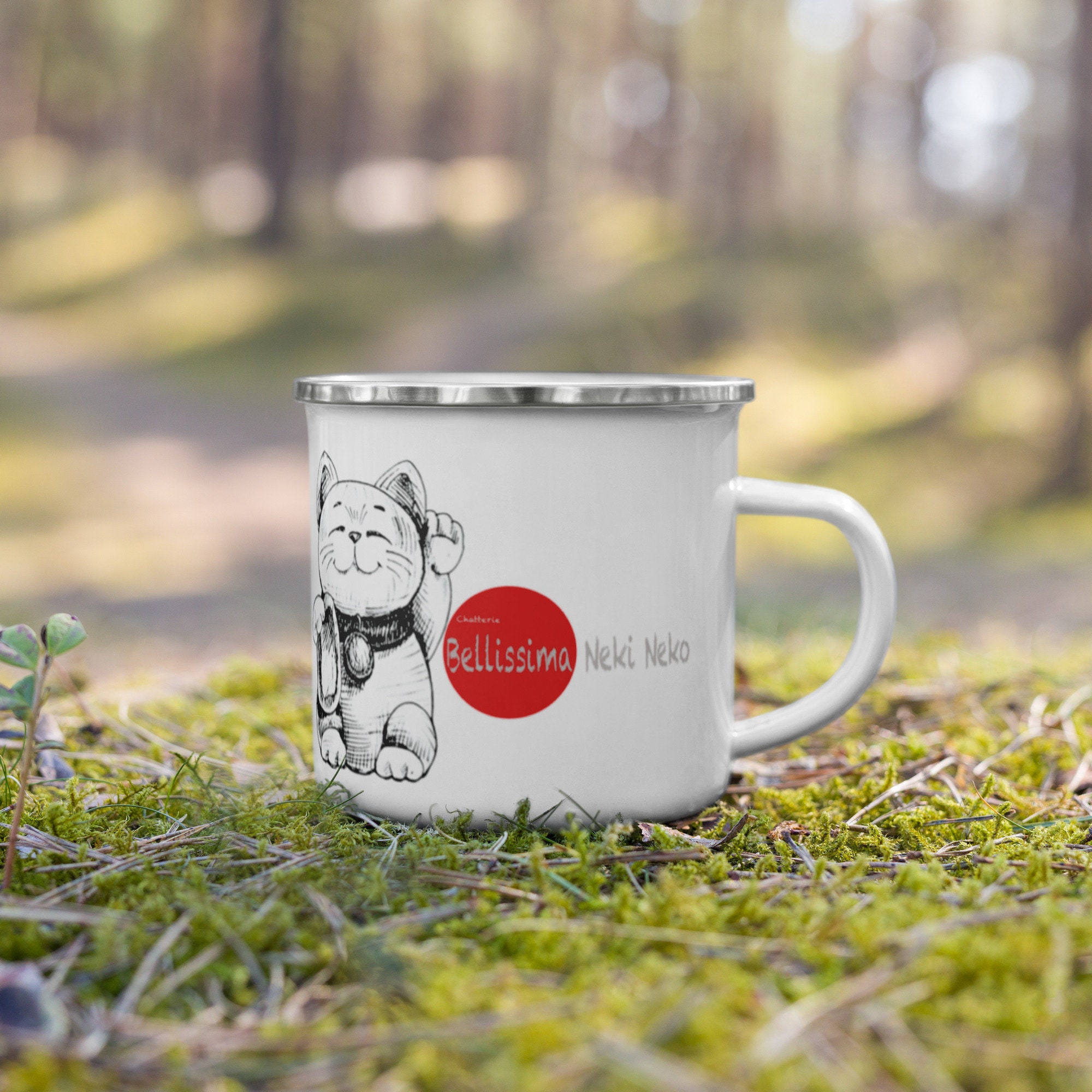 Mug Émaillé Bellissima Neki Neko