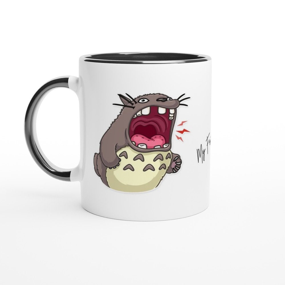 Mug Totoro Scream With Colorful Interior
