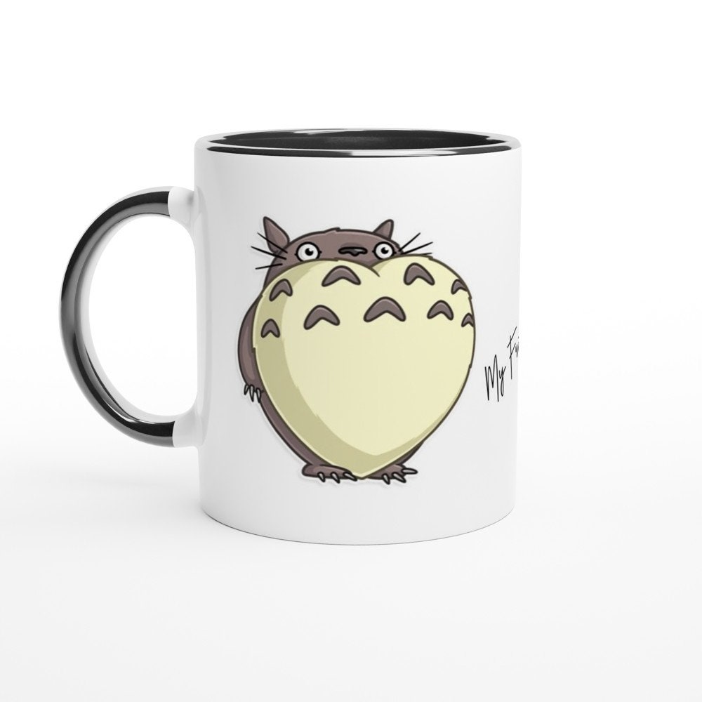 Mug Totoro Heart With Colorful Interior