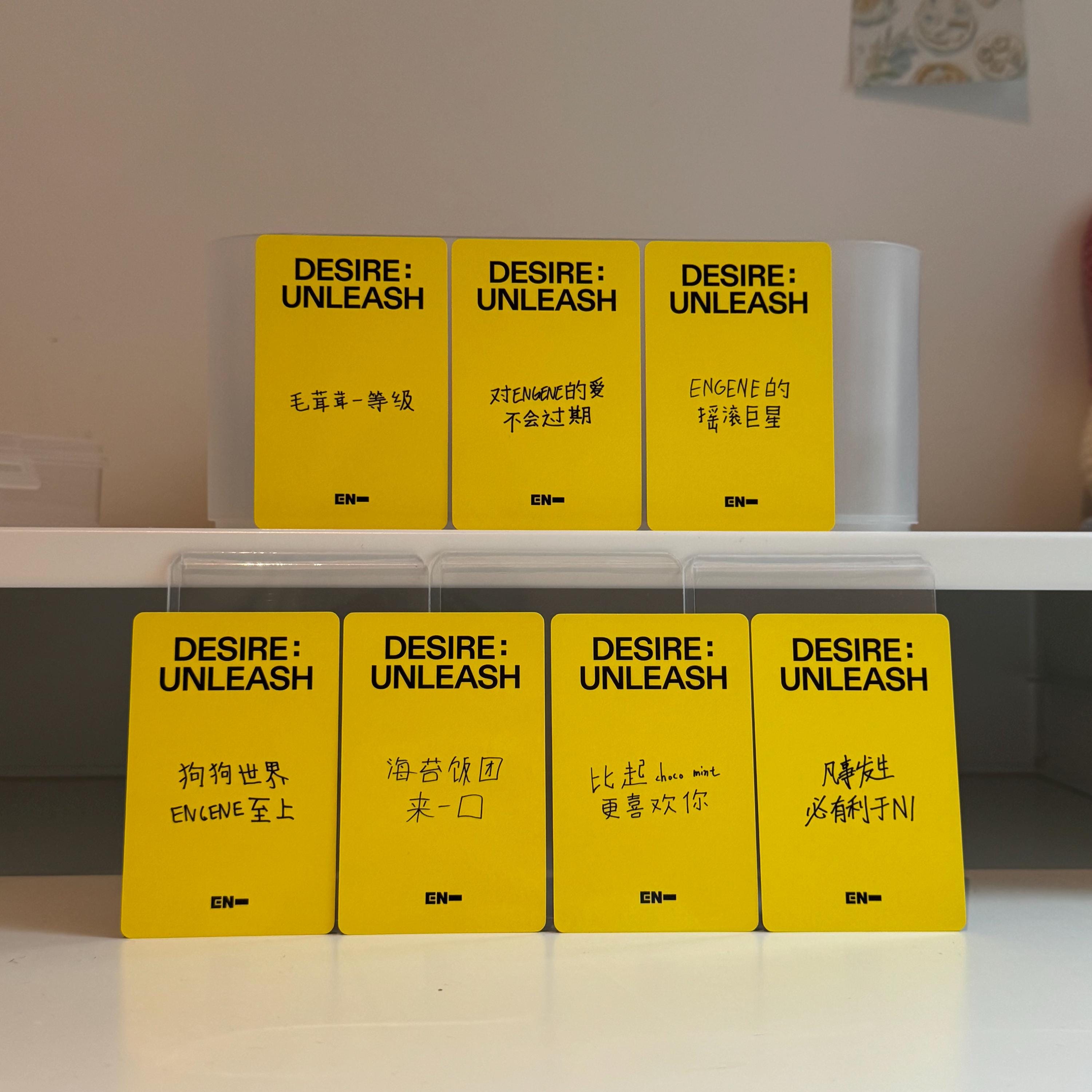 Official Enhypen Desire Unleash Yizhiyu Yzy Shanghai Offline