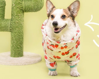 Chubasquero impermeable para perros, chubasquero impermeable para perros, ropa para exteriores, chaqueta de diseño estampado para perros pequeños, productos para mascotas