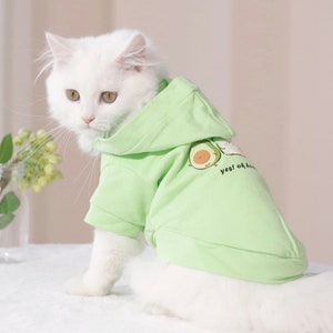 Fashion Cat Clothing | Hooded Sweater | Air Conditioning Clothing | Soft Breathable | Cat Supplies Pet Supplies | Cute Cat Clothes