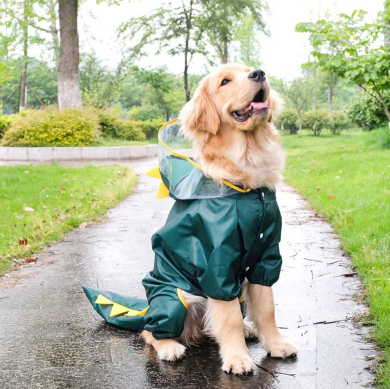 Großer Hund Regenmantel, Große Hunde Regenjacke, Große Hunde Regenkleidung, Rottweiler Kleidung, Labrador, Deutscher Schäferhund, Golden Retriever,Husky Welpe Bild 6