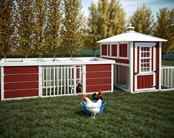 Build Your Own Chicken coop Paradise - Instant Download of png file