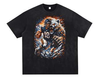 Camiseta vintage lavada con efecto deshilachado a mano