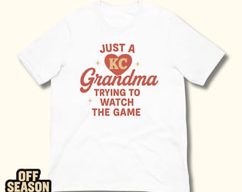 Camiseta de abuela de los KC Chiefs para el día del partido – Camiseta de fútbol americano con el Grammy