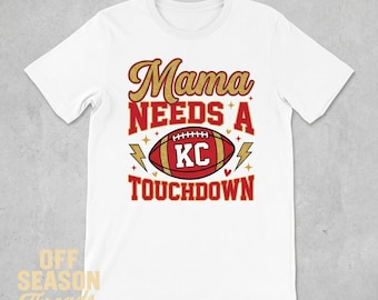 Camiseta de fútbol de los Mom Chiefs, divertida camiseta del equipo