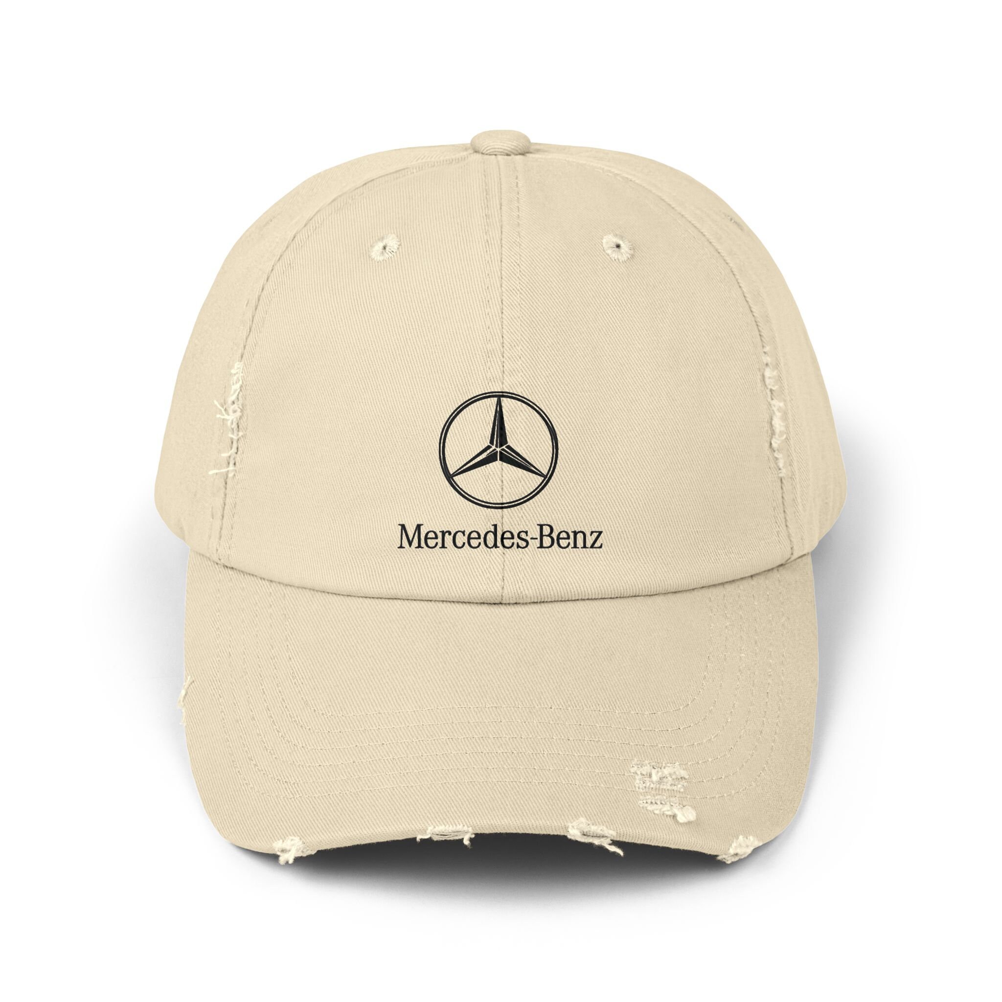Vintage Mercedes-benz Unisex Distressed Cap Hat Milky - Etsy