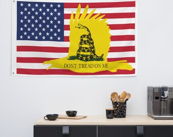 Combo de bandera de Gadsden de EE. UU.