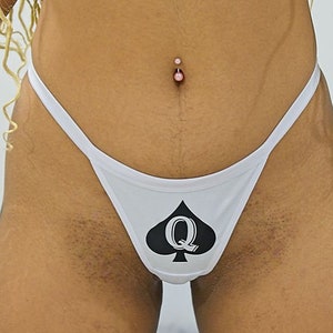 Queen of Spades BBC Hotwife Woman Thongs Panty
