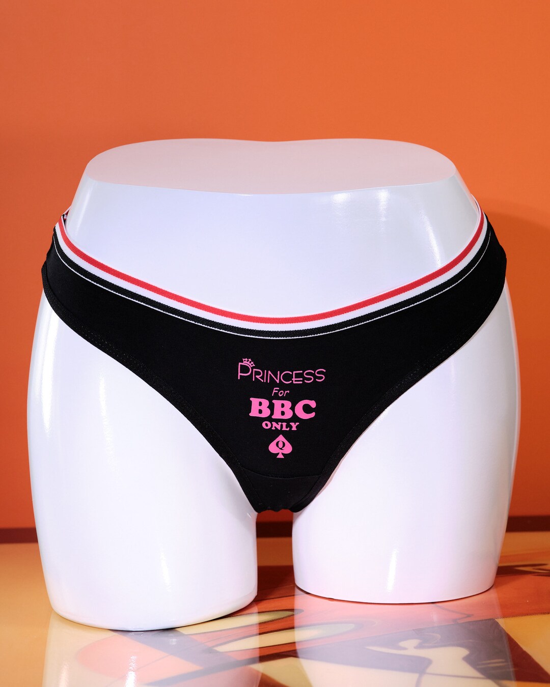Official Iconic QOS BRAND Hot Pink Thong - Queen Of Spades Hotwife Panties