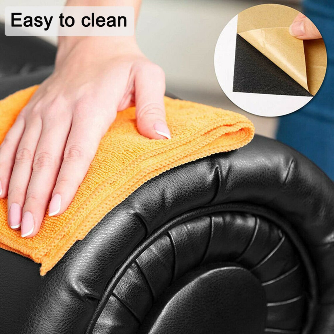 Self Adhesive Leather Fabric Faux Leather Fabric Leather Etsy