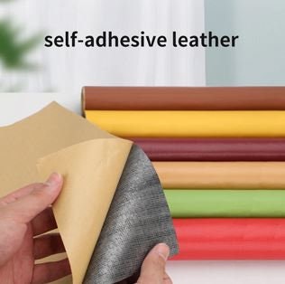 Self-adhesive Leather Fabric, Artificial Leather, Faux Leather Fabric,  Thick Fabric, Leather Sheets, DIY Cloth, Leather Repair Patch Strip 