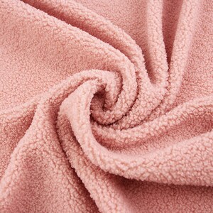 Sherpa Fleece Fabric Super Soft Stretch Material Home Decor Upholstery  Dressmaking Plush 64/165 Cm Wide 