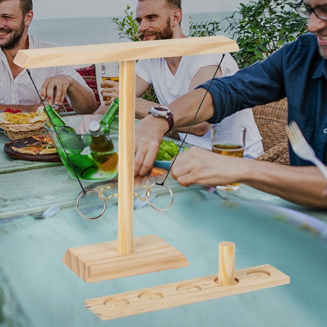 Two Player Bar Ring Toss Game Outdoor Hook and Ring Lawn Etsy UK