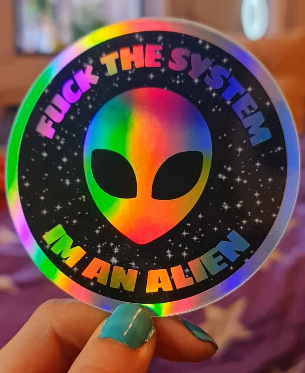 HOLOGRAPHIC STICKERS PACK - Etsy