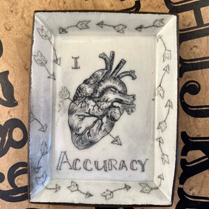 I Heart Accuracy small ring tray