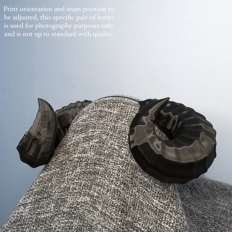 Arch Demon Horns Cosplay by WhiteWyvernMarket DIY 3D Printed Fantasy