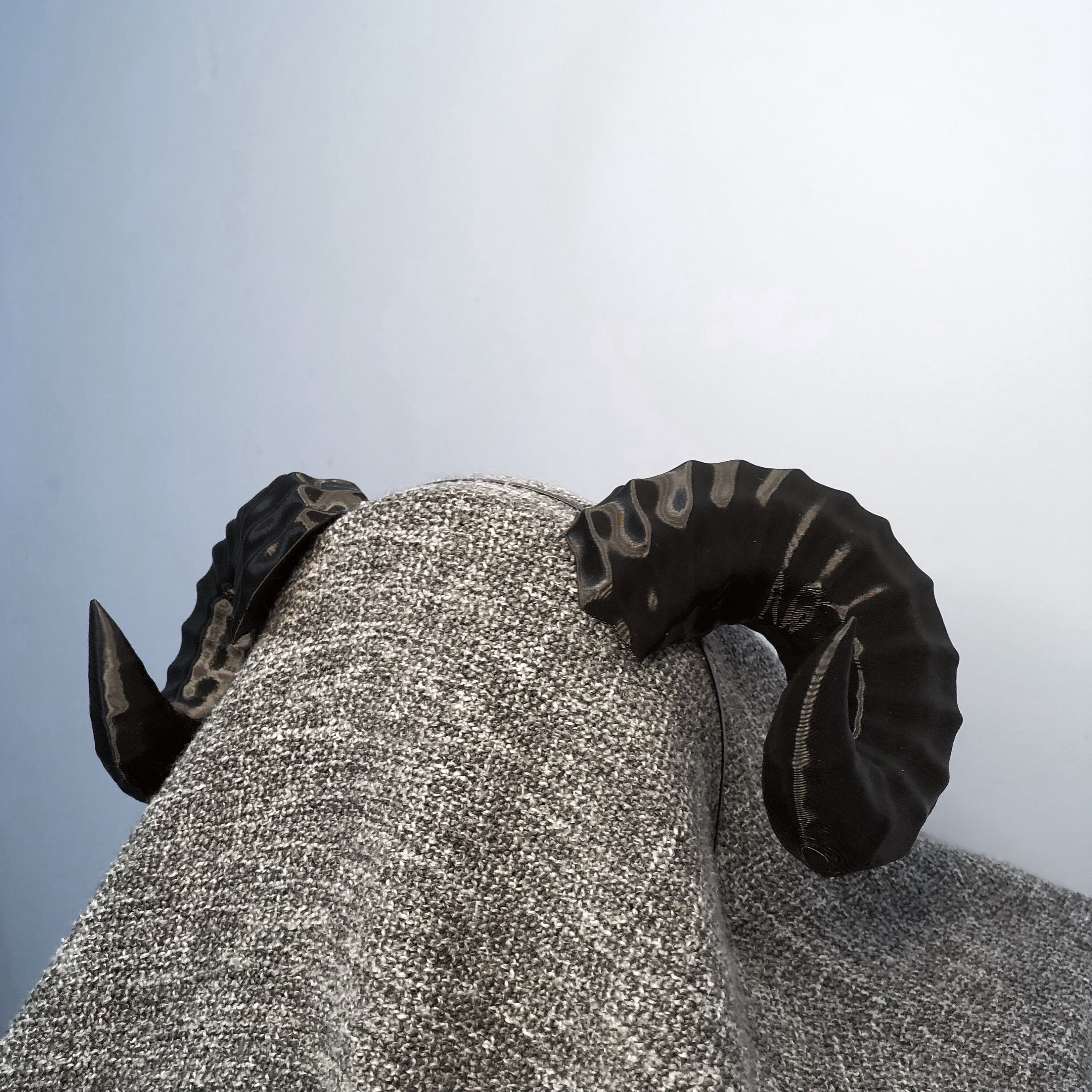 Classic Ram Horns Cosplay by Whitewyvernmarket DIY 3D Printed Fantasy