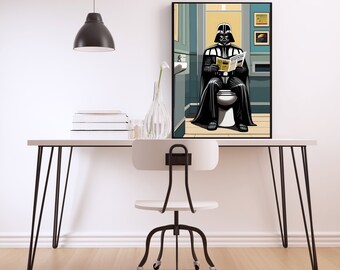 Creative SERIES #38, Funny Star Wars Art, Printable Toilet Art
