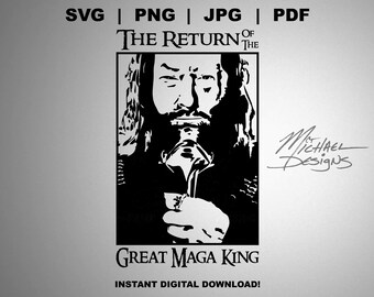 Ultra MAGA Trump SVG | Great MAGA King Printable (Digital Download)