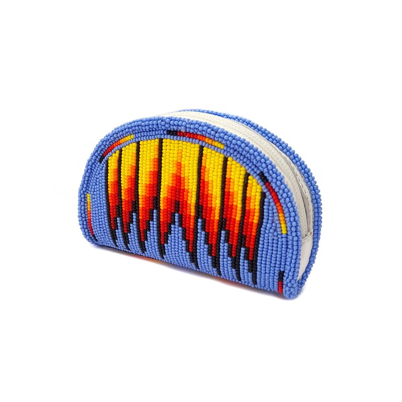 Beaded Coin Purse Change Purse for Women Zippered Change Etsy