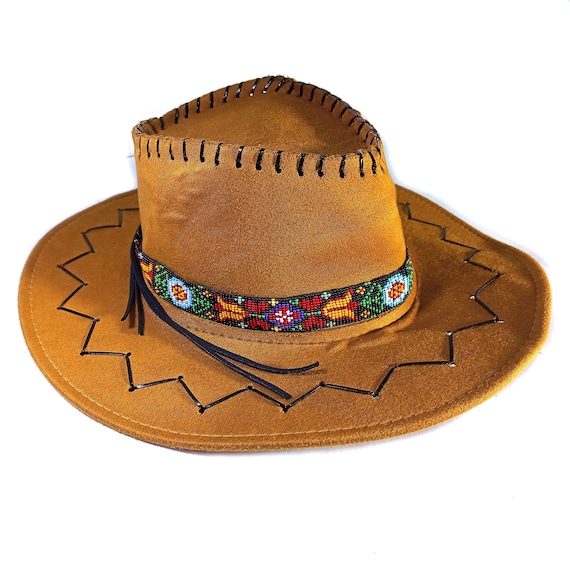 Beaded Hatband Native American Style Southwestern Cowboy Rode Handmade Head/Hat Band Collection [ ]