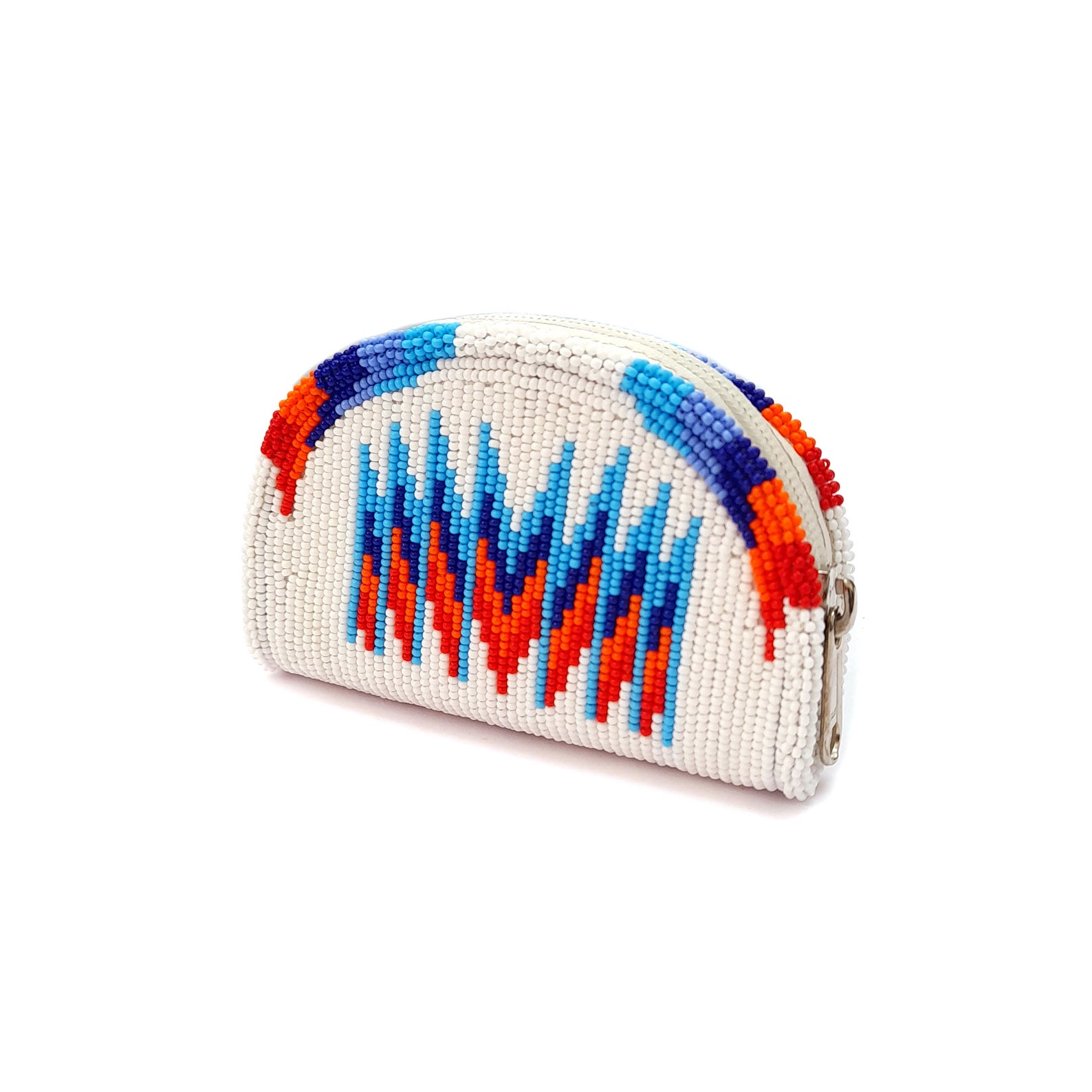 Beaded Coin Purse Change Purse for Women Zippered Change Etsy