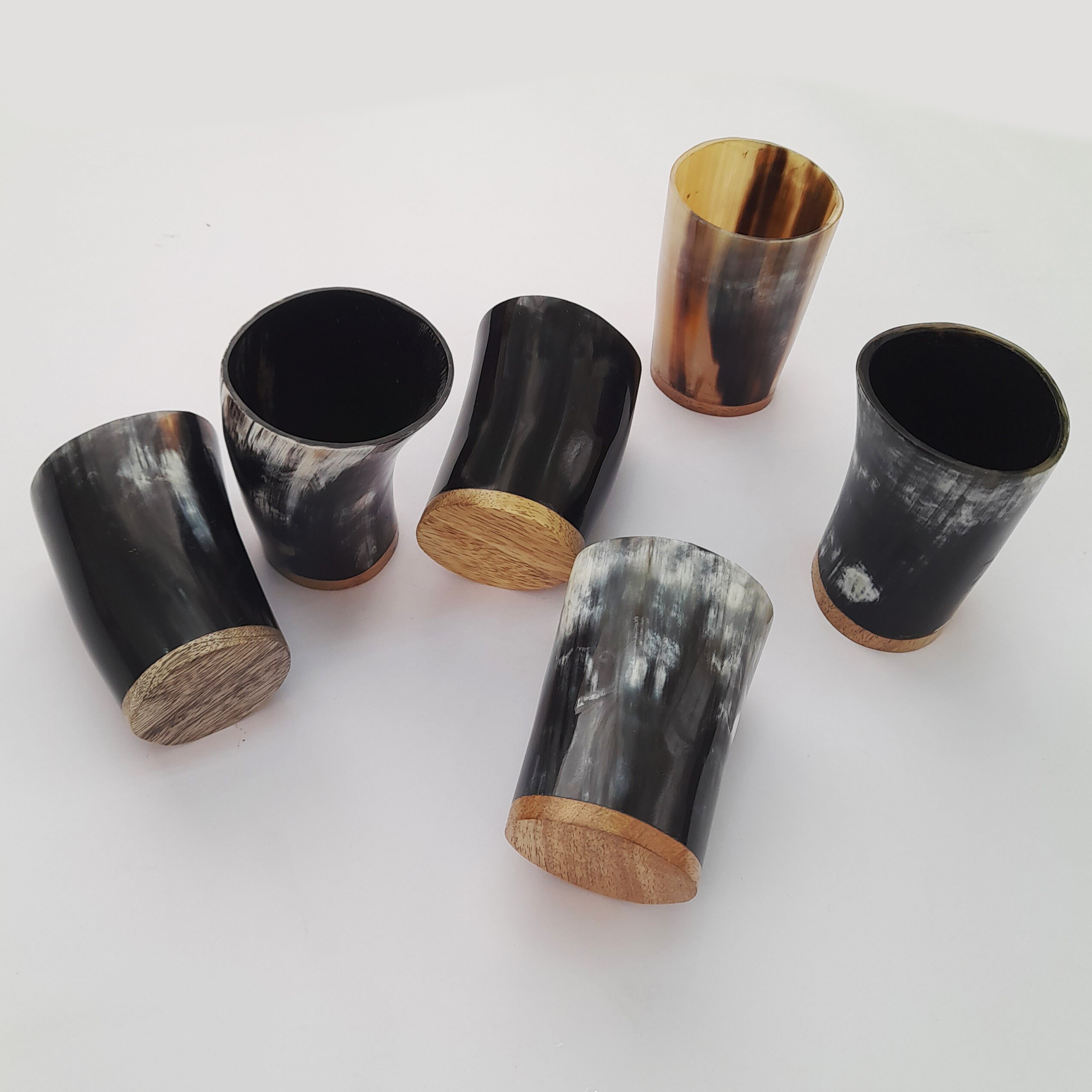 Horn Shot Cups Viking Drinking Horn Cups Drinking Horn Mead Etsy