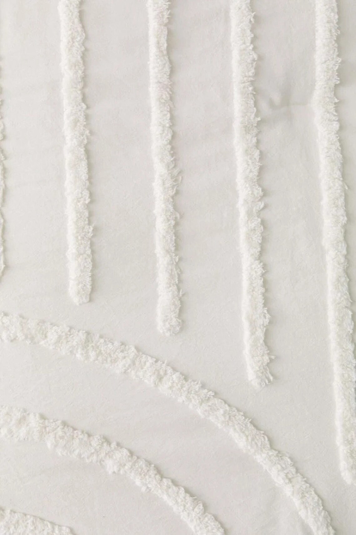 3 Piece Tufted 100 Cotton Duvet Cover Set Boho Bedding King Etsy