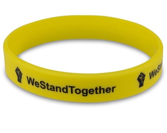 Silicone Wristbands - #WeStandTogether