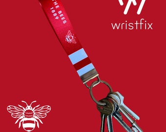 Brentford FC (The Bees 1889) Wristlet - Key Ring - Key Chain - Bag Charm