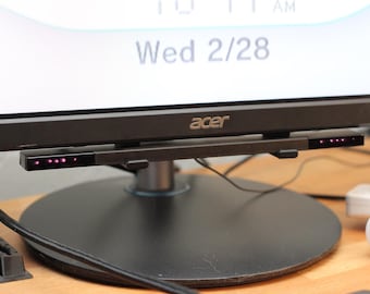 Wii Sensor Bar Mount: Monitor/TV Mount, 3D Print (Digital Files)